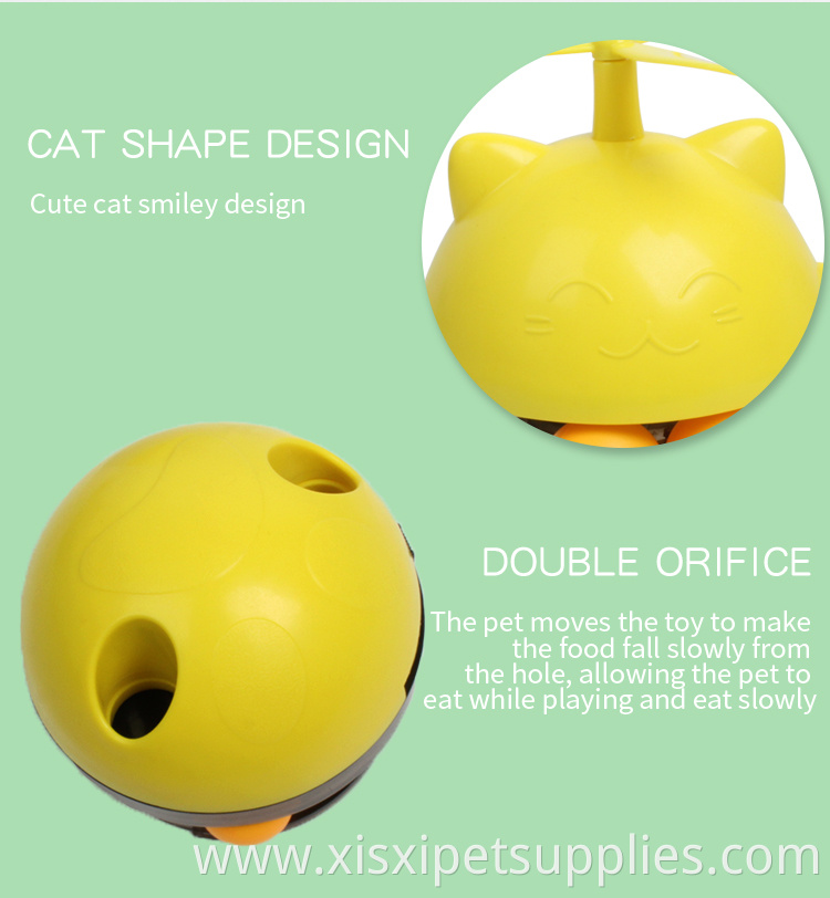 Factory Wholesale Multicolor Pet Dog Food Dispenser Toy Interactive Cat Tumbler Track Ball Toy